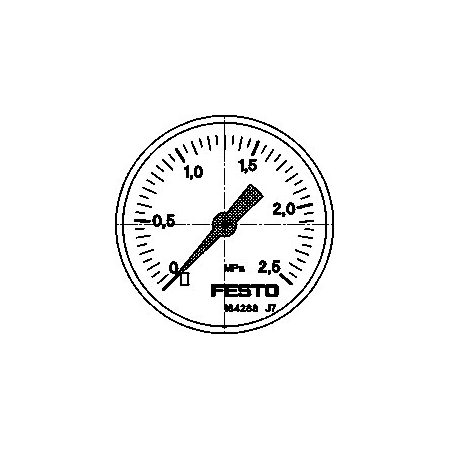 Festo Pressure Gauge MA-50-2, 5-1/4-EN MA-50-2,5-1/4-EN